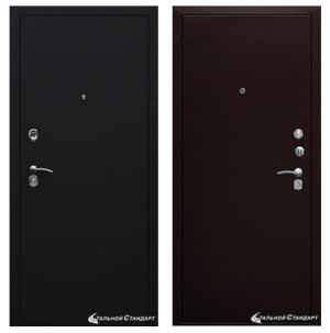 Фото двери Б. Оптима люкс черная шагрень || ASMarket