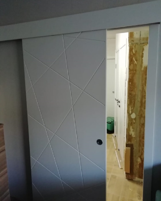 Шикарная раздвижная дверь на Потапова 7