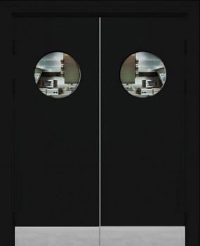 Р- Гладь-1 двойная, круглое окно (отбойная пластина низ)