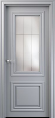 Основная фотография межкомнатной двери AS Mon 2, стекло Корсика (гравировка) магазина ASMarket