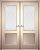 Картинка двухстворчатой двери Класс-2 ДО X2