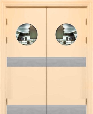 Гладь-1, круглое окно (отбойная пластина низ + центр) х2