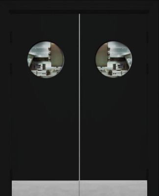 Р- Гладь-1 двойная, круглое окно (отбойная пластина низ)